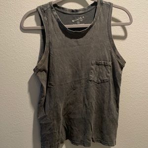 Gray Sleeveless Shirt